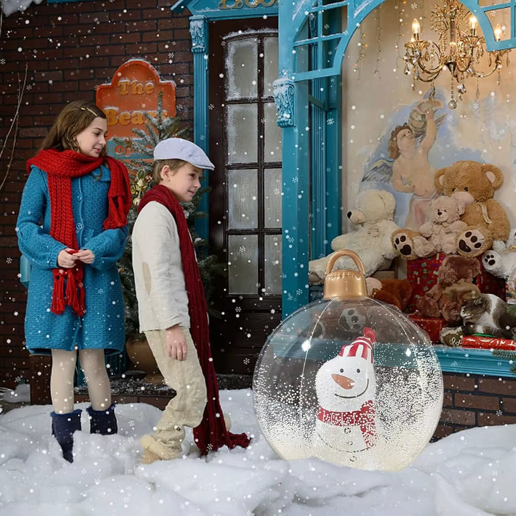 Christmas Balloon Father Christmas Snowman Christmas Tree Balloon Outdoor Light up Christmas Balloons Christmas Party Decoration