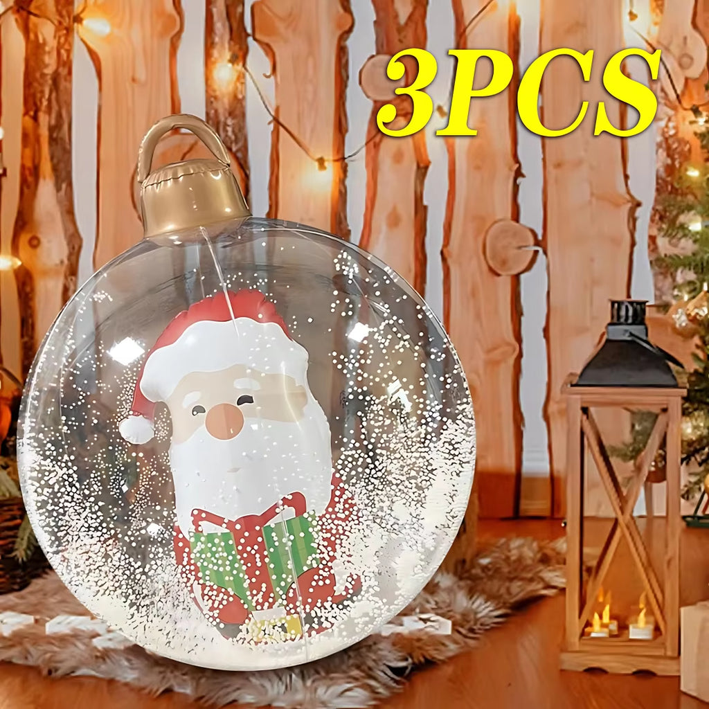 Christmas Balloon Father Christmas Snowman Christmas Tree Balloon Outdoor Light up Christmas Balloons Christmas Party Decoration